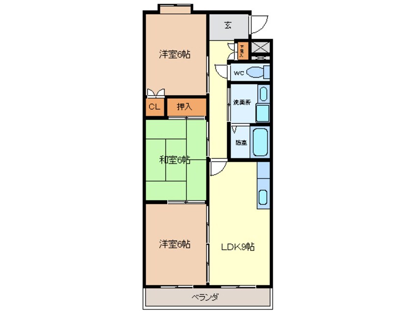 間取図 ヴィブレ司