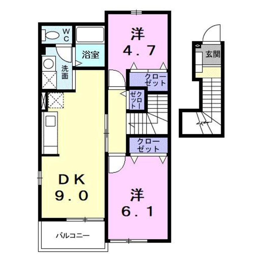 間取図 カーサエスタ参番館