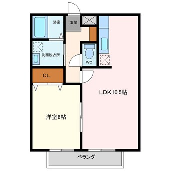 間取図 ミラコスタⅡ