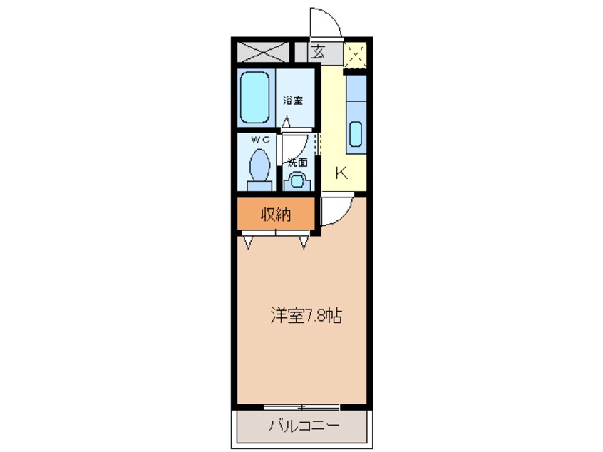 間取図 デル　マール　ミハマ