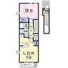サンリット 1LDKの間取り