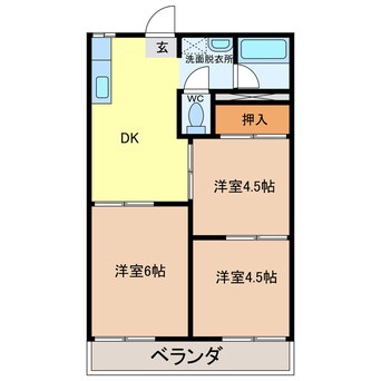 間取図 タウン６６