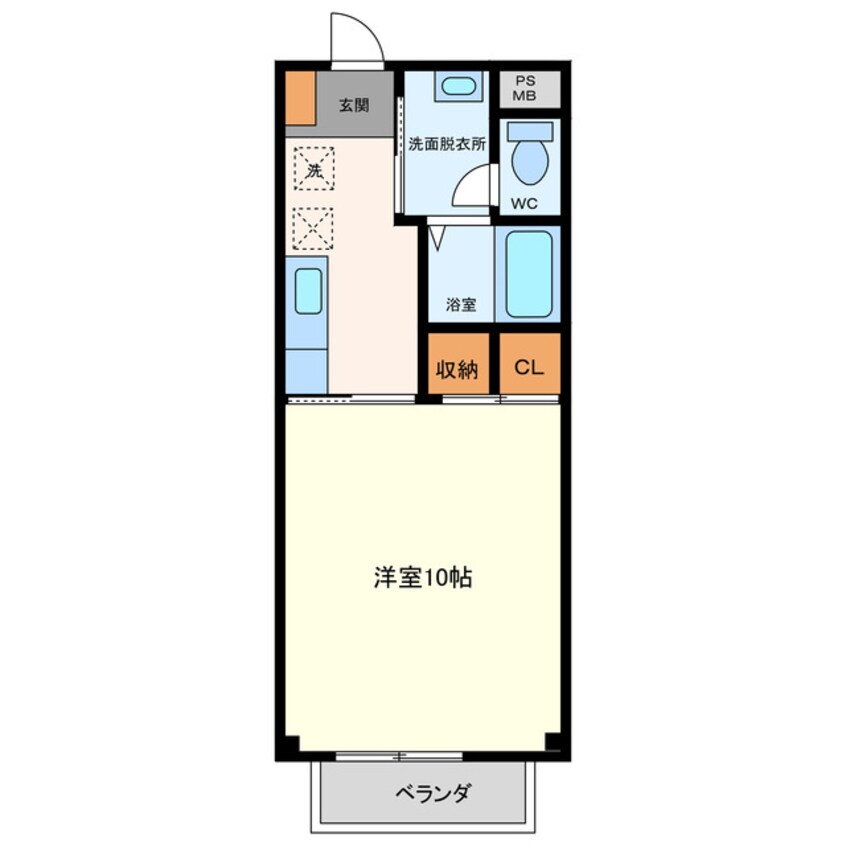 間取図 シャルマン森岡