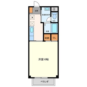 間取図 シャルマン森岡