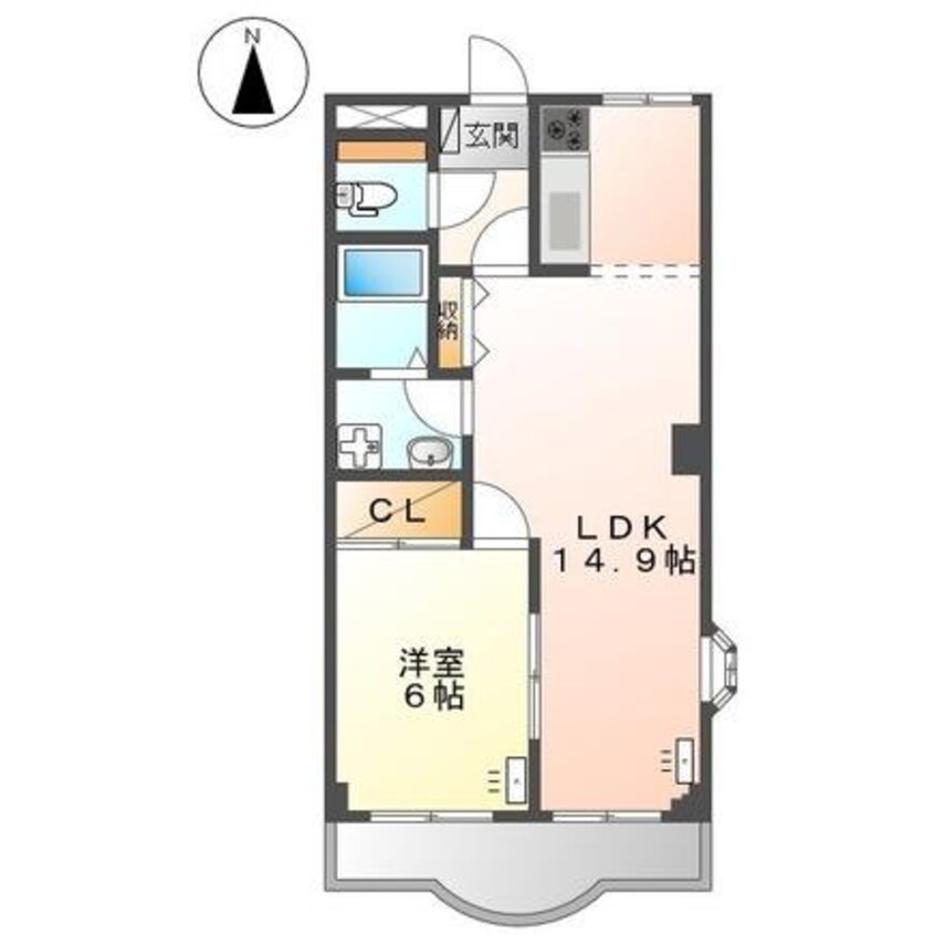 間取図 サンハイツ桜見台