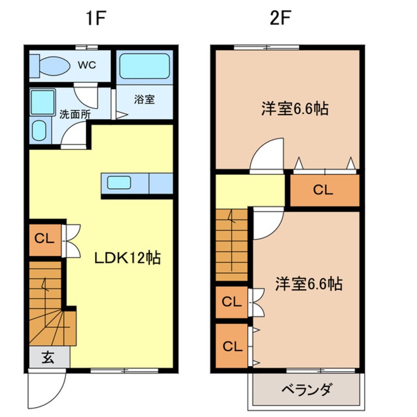 間取図 ハピネスヒルズ