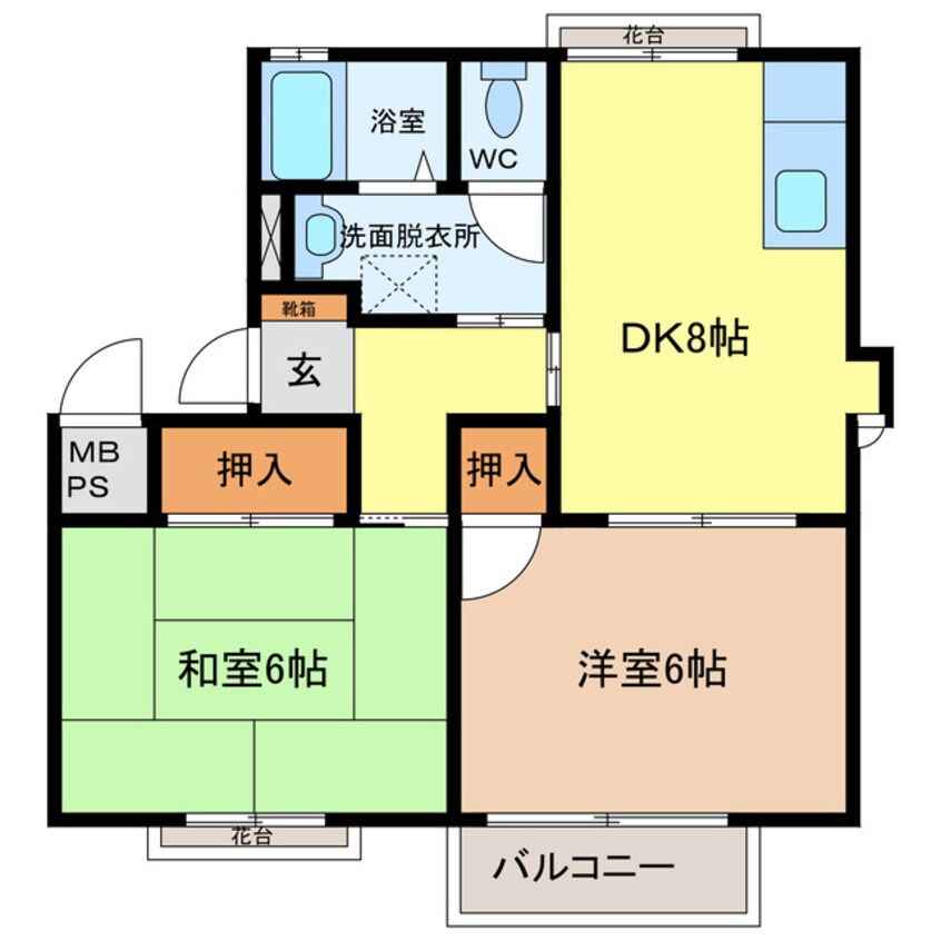 間取図 シャネルスィート