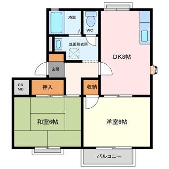 間取図 シャネルスイート