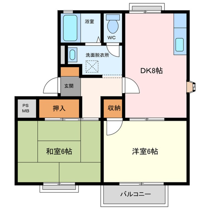 間取図 シャネルスイート