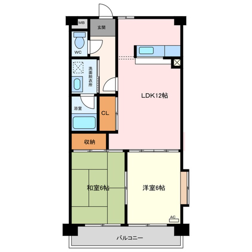 間取図 コーラル半田
