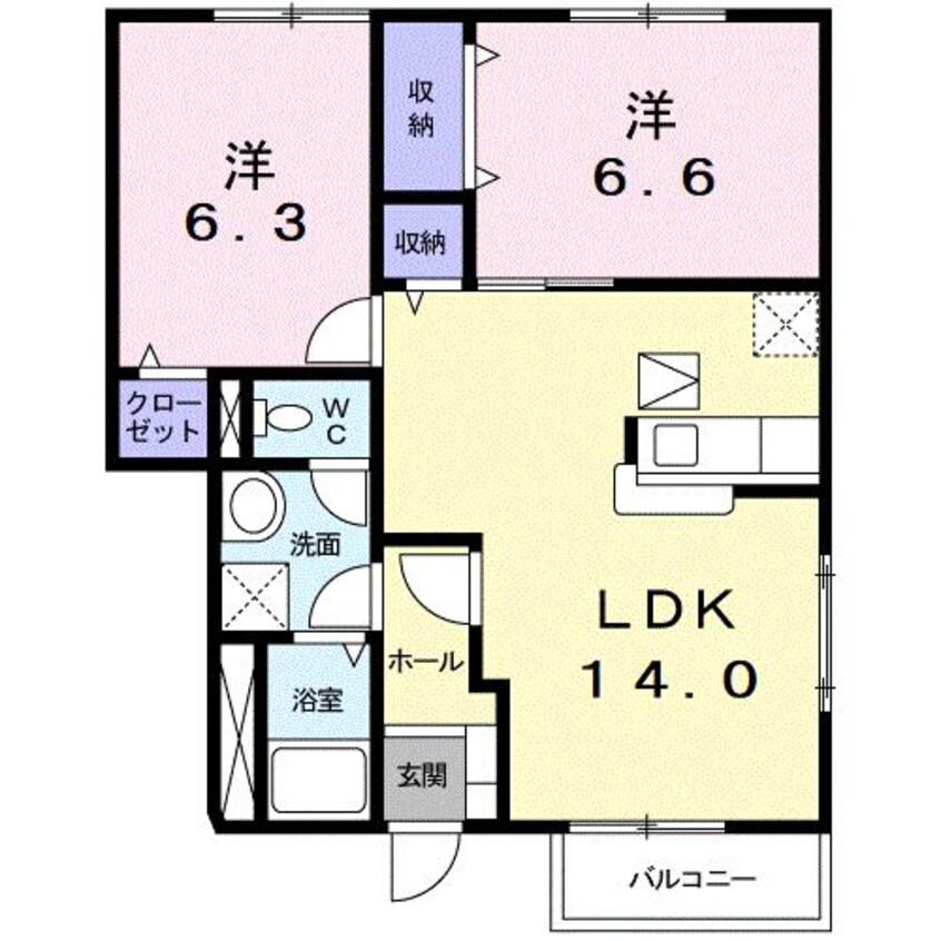 間取図 エバーグリーン