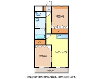 間取図 サンフォレスト星崎Ⅱ