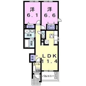 間取図 ジュネス新池