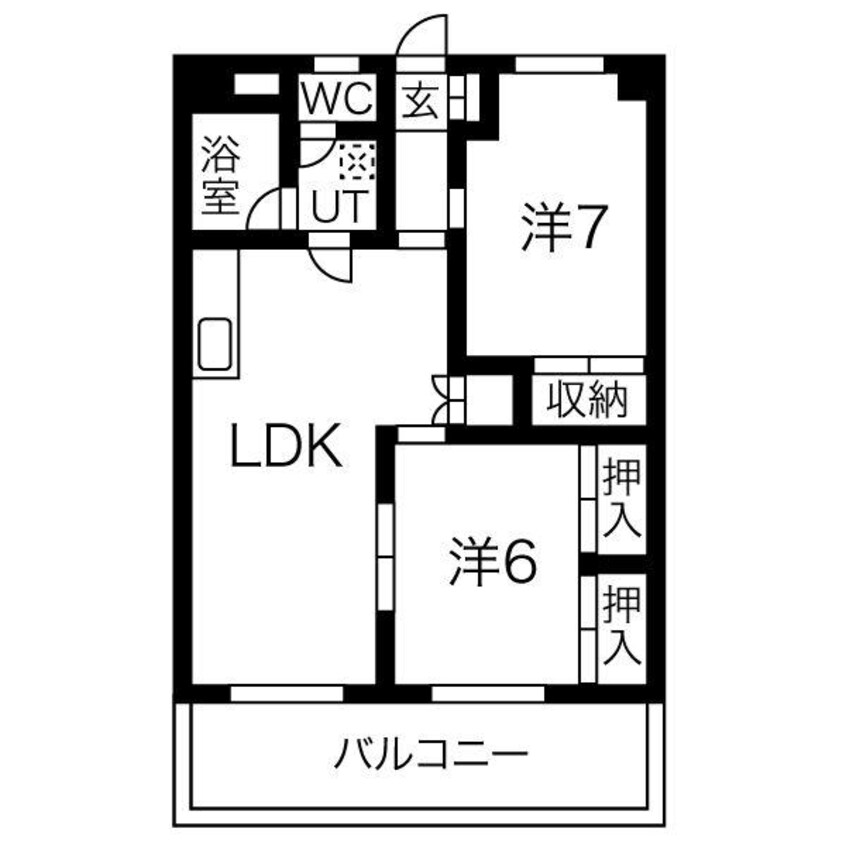 間取図 サワータウン花園