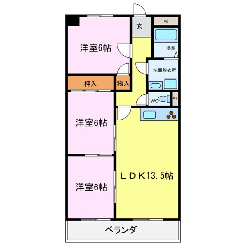 間取図 半田第３ロイヤルマンション