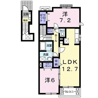 間取図 モンテローザⅡ