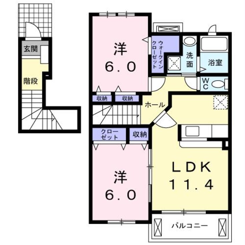 間取図 エーデルワイス