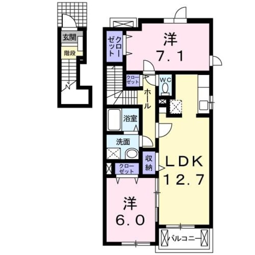 間取図 シャルマン　メゾン