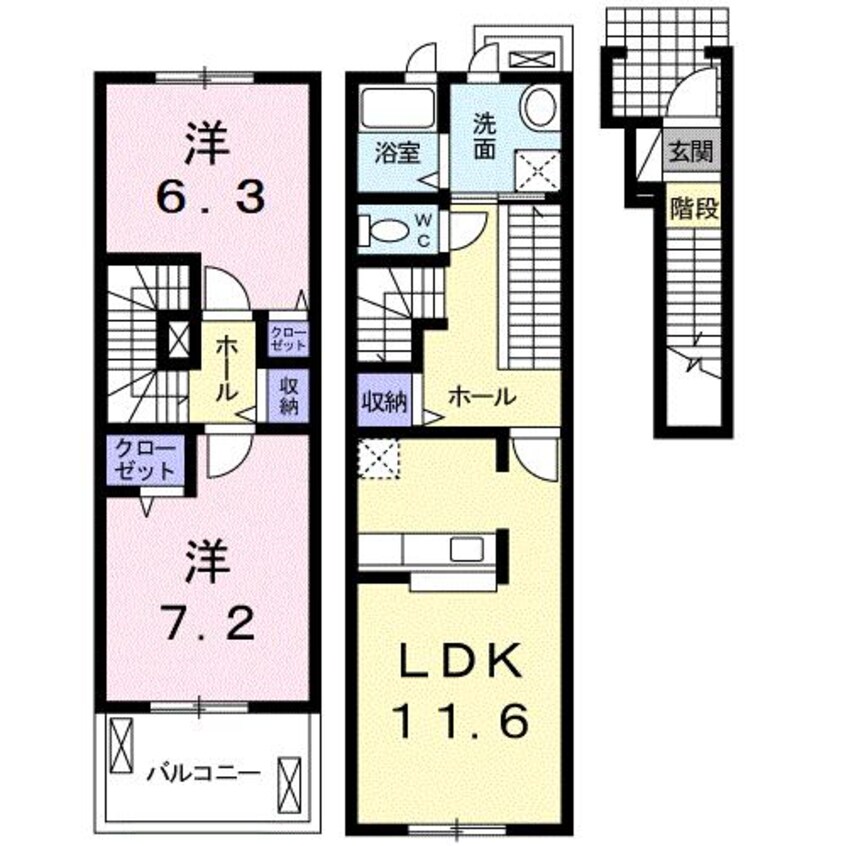 間取図 CottonHills Ⅱ