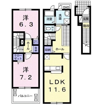 間取図 CottonHills Ⅱ