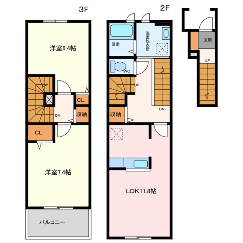 間取図 ＣｏｔｔｏｎＨｉｌｌｓ　 Ⅱ