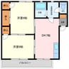 OASIS SATONAKA 2DKの間取り