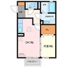 フォンテーヌ　Ⅰ 1DKの間取り