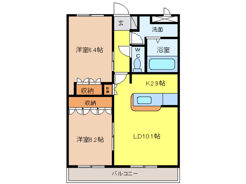 間取図 プリオールⅡ