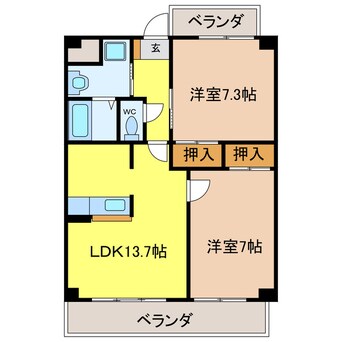 間取図 メゾン桐ヶ丘