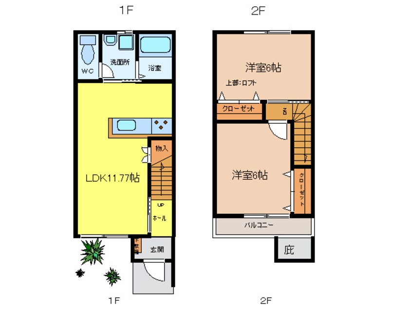 間取図 VILLA WEST GATE