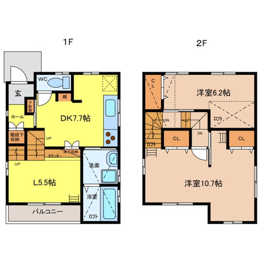 間取図 ユリード白山