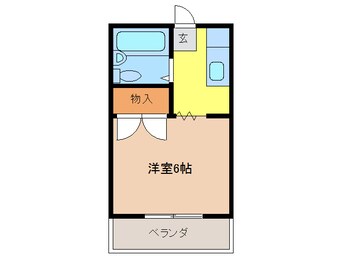 間取図 コーポ若葉