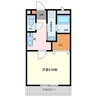 アンプルールリーブルＳｅｎ 1Kの間取り