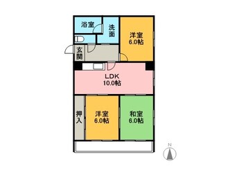 間取図 パークメゾン半田