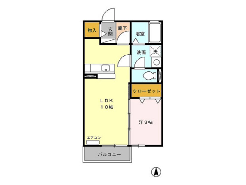 間取図 リビングタウン榎戸