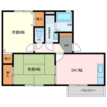 間取図 グリーンハイツ