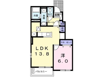 間取図 カーサ　ファヴォーレ