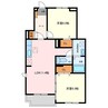 サニーＮＴ　Ｂ 2LDKの間取り