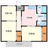 コーポ籾山 3DKの間取り