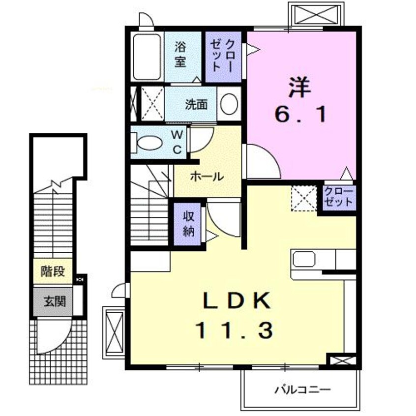 間取図 クレイラ