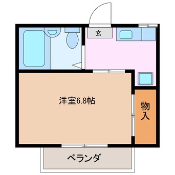 間取図 タウニーあけぼのＢ