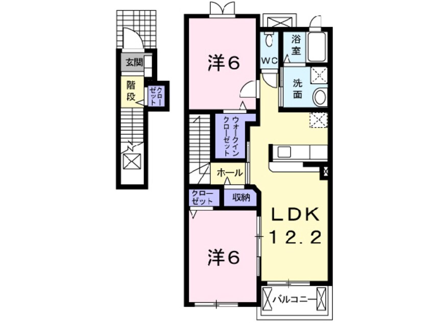 間取図 ヴィラージュ