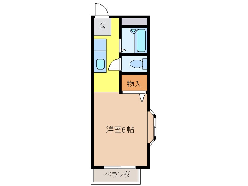 間取図 シャンテ美浜Ａ