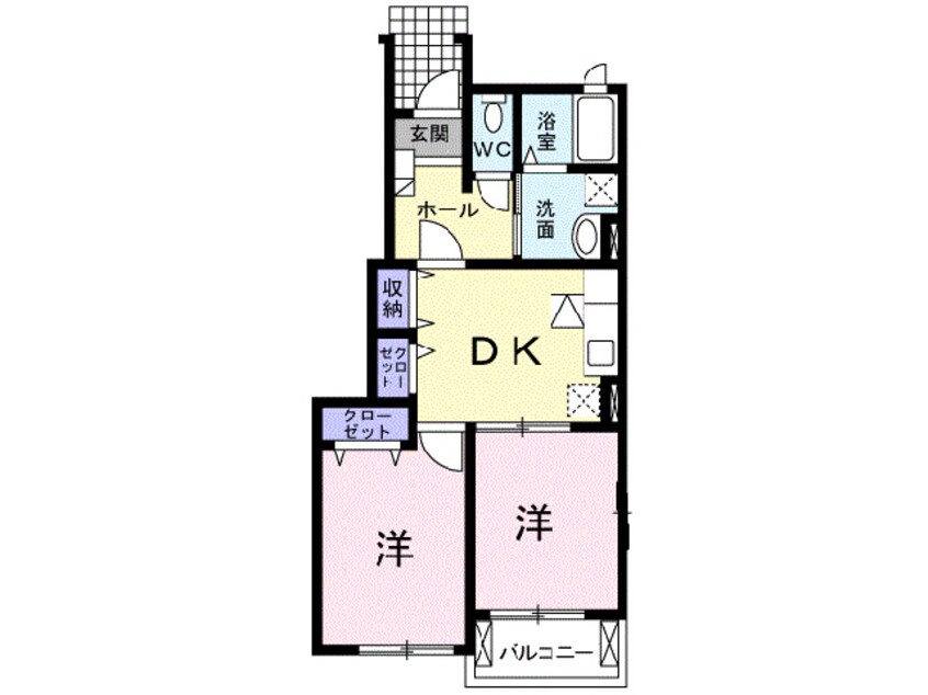 間取図 エスペランサ壱番館