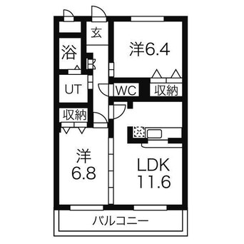 間取図 ルミナス緒川