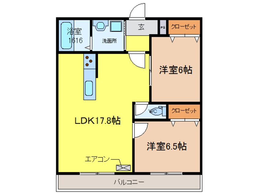 間取図 メゾン　クレール