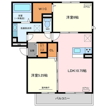 間取図 セジュール・サイト