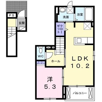 間取図 オレンジパークⅡ成岩A