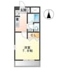 クラーレン　ハウス 1Kの間取り