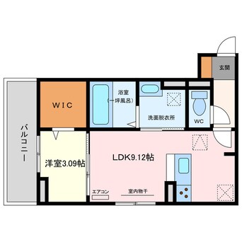 間取図 エスペランサ旭　B棟